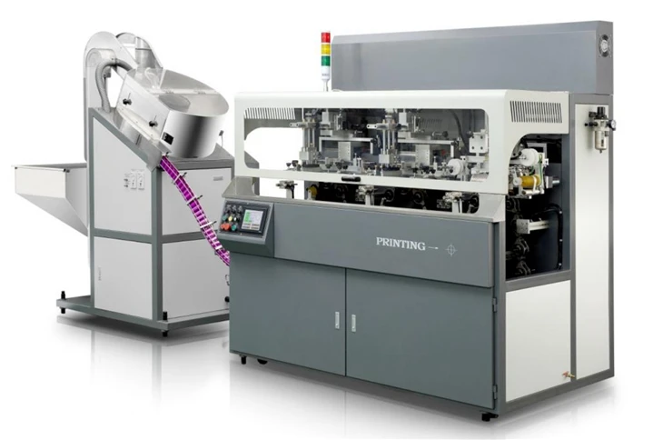 APM-107 Automatic Chain-Type Multicolor Screen Printing And Hot Stamping Machine APM-107 Automatic Chain-Type Multicolor Screen Printing And Hot Stamping Machine